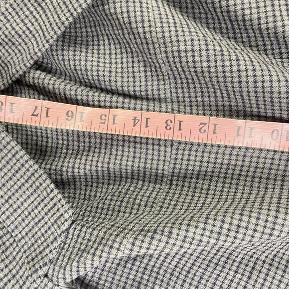 Club Monaco Jumpsuit Plaid Wide Leg Belted Sleeveless Tapered Cropped - Picture 12 of 16